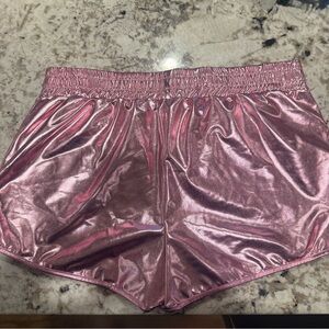 *GENTLY WORN* Spirit Halloween Size L Pink Costume Hot Pants